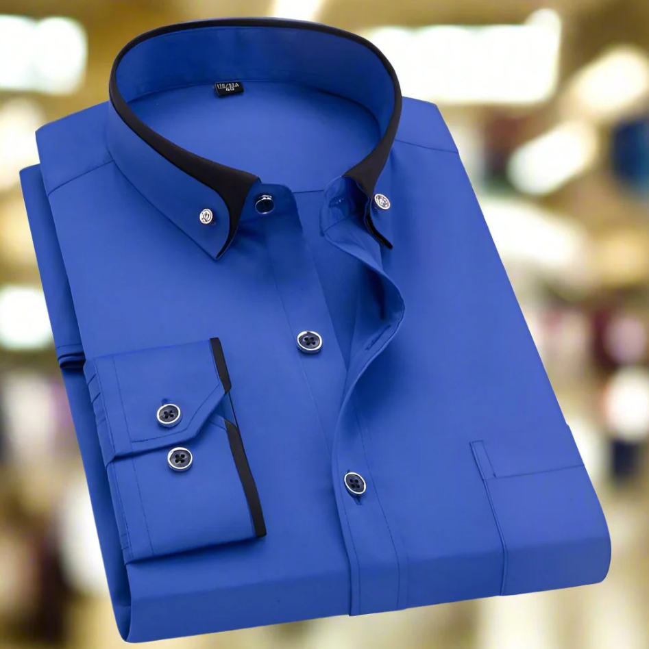 Levoire | intemporel pull à manches longues Bleu