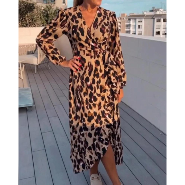 Levoire | V-Neck Robe Élégante