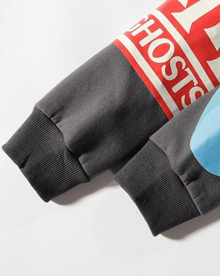 Levoire | Sweat À Capuche À Manches Longues Imprimé Lettres