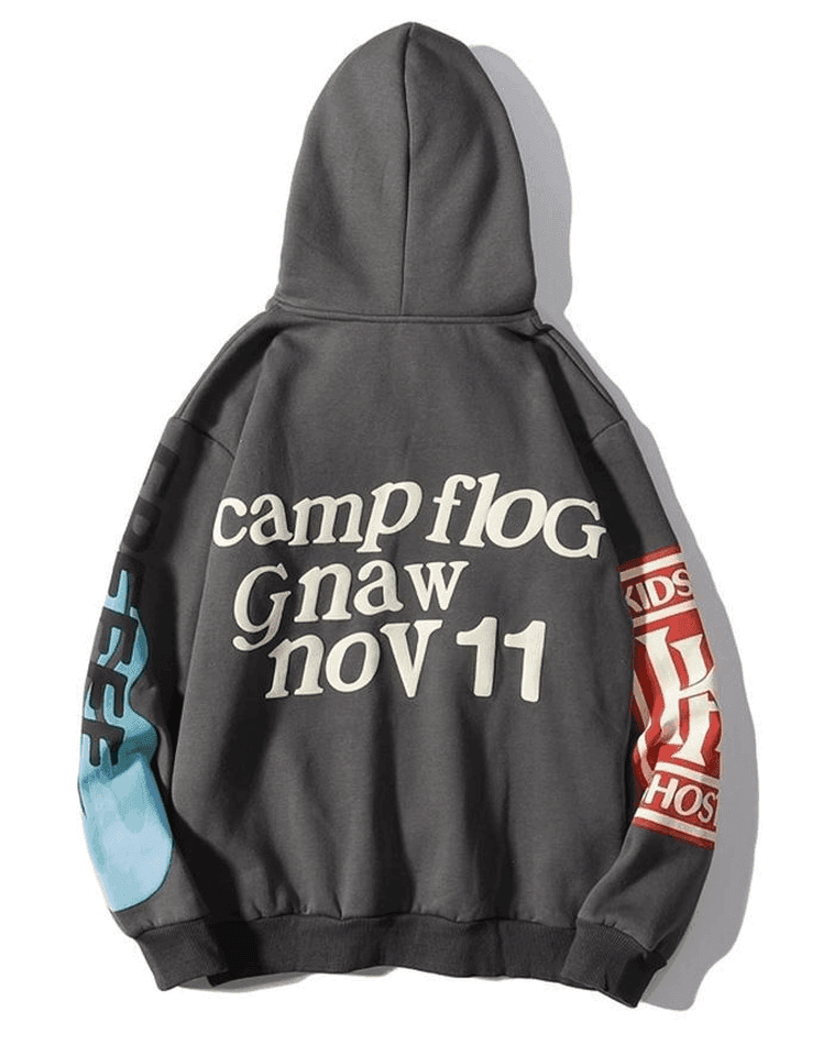 Levoire | Sweat À Capuche À Manches Longues Imprimé Lettres