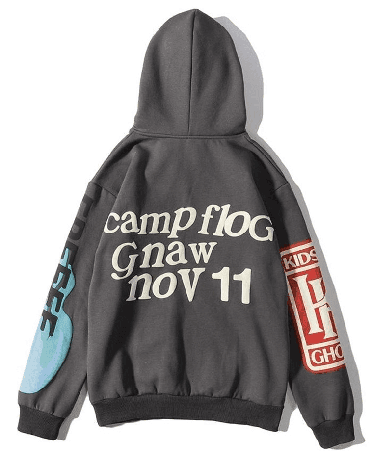 Levoire | Sweat À Capuche À Manches Longues Imprimé Lettres