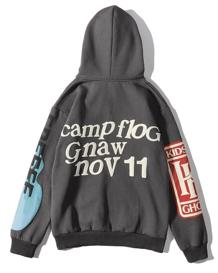 Levoire | Sweat À Capuche À Manches Longues Imprimé Lettres
