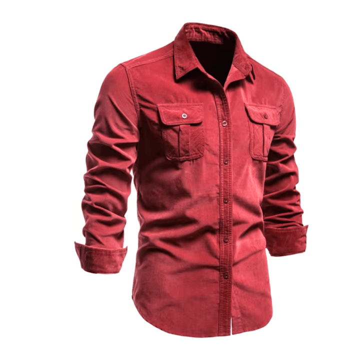 Levoire | Chemise Homme Velours Côtelé Tendance & Confortable Rot