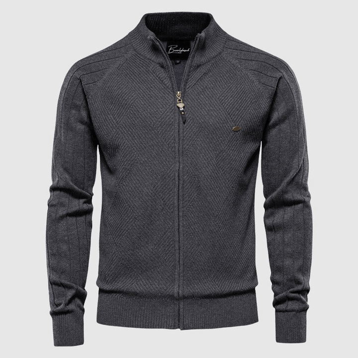 Levoire | Débardeur Premium Zippé Homme Gris