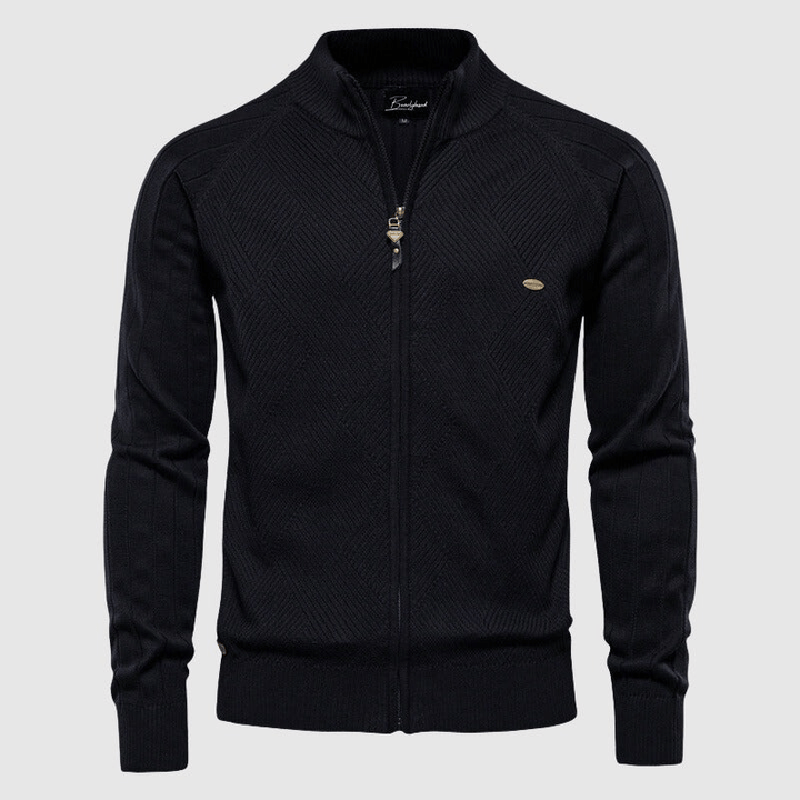Levoire | Débardeur Premium Zippé Homme Noir