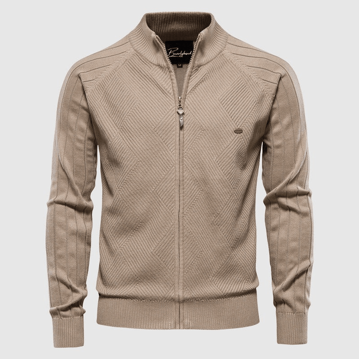 Levoire | Débardeur Premium Zippé Homme Beige