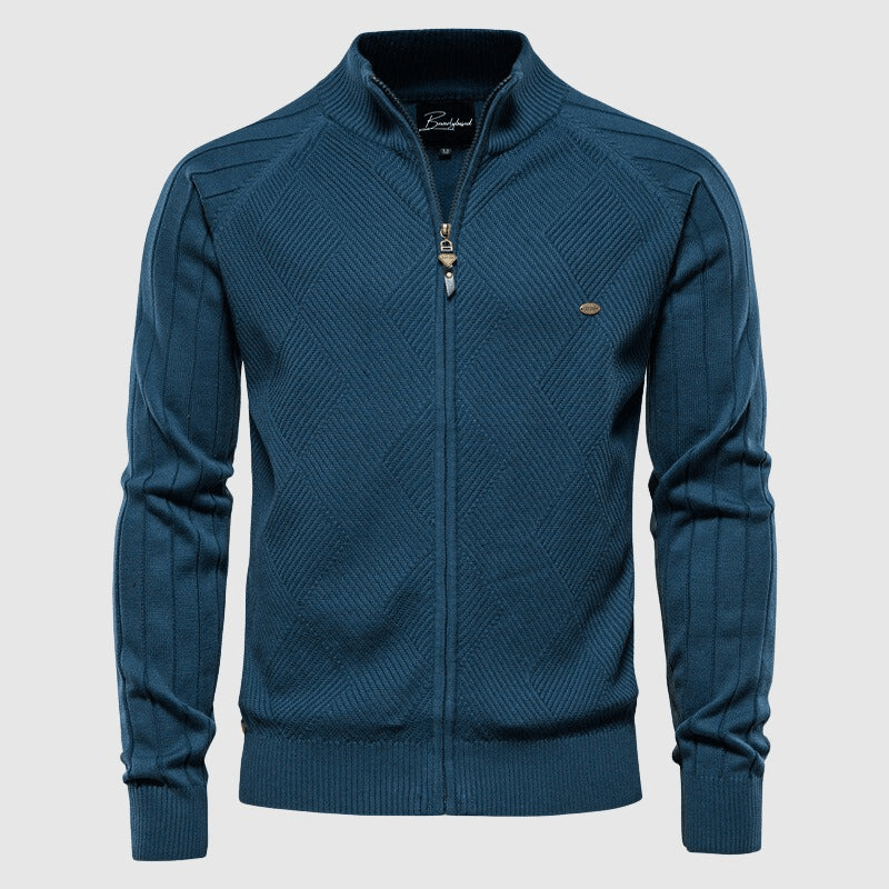 Levoire | Débardeur Premium Zippé Homme Bleu