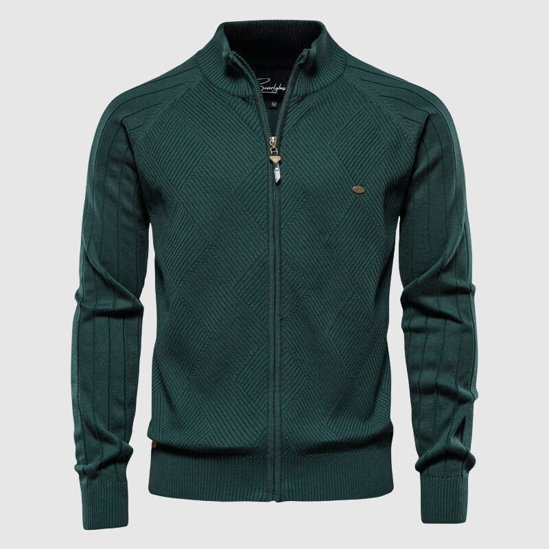 Levoire | Débardeur Premium Zippé Homme Vert