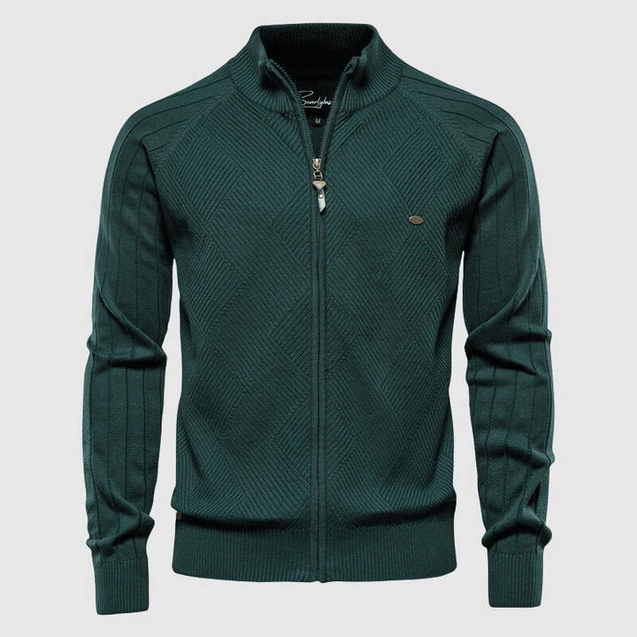 Levoire | Débardeur Premium Zippé Homme Vert