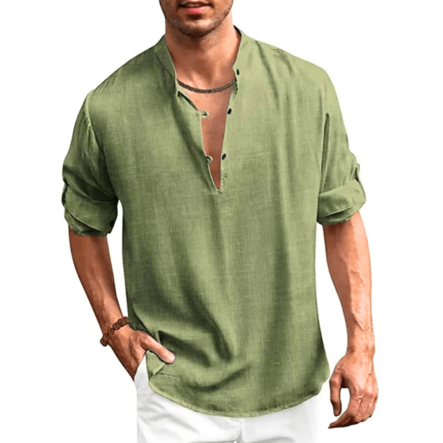 Levoire | Chemise Élégante Tendance Homme Vert