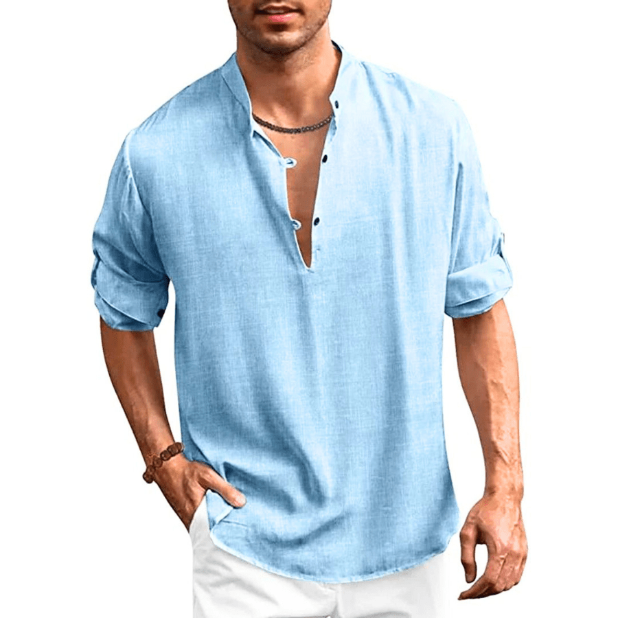 Levoire | Chemise Élégante Tendance Homme Bleu