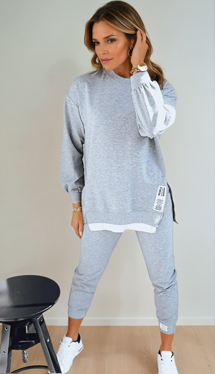 Levoire | Chemise En Coton Élégante Pour Le Quotidien Gris