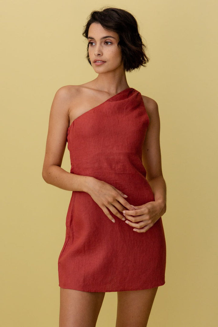 Levoire | Robe Maxi À Une Épaule Rot