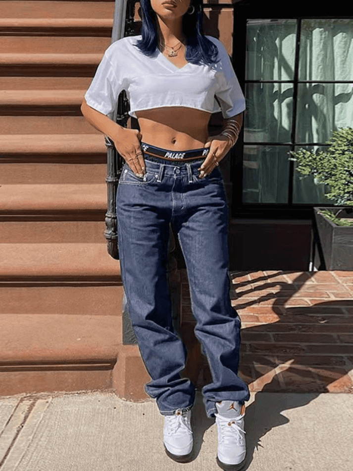 Levoire | Helle Waschung Jean Boyfriend