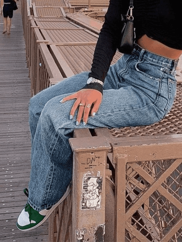 Levoire | Jean Boyfriend Lavé À La Hell