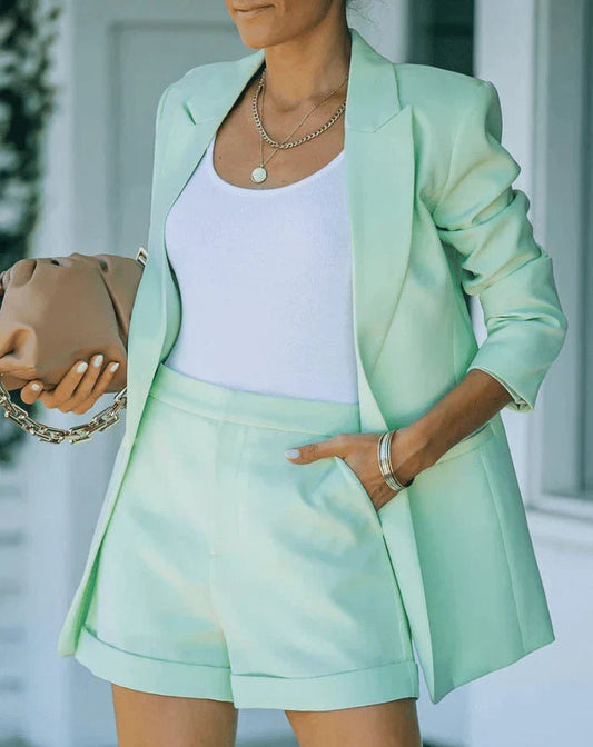 Levoire | Blazer & Shortsatz Vert