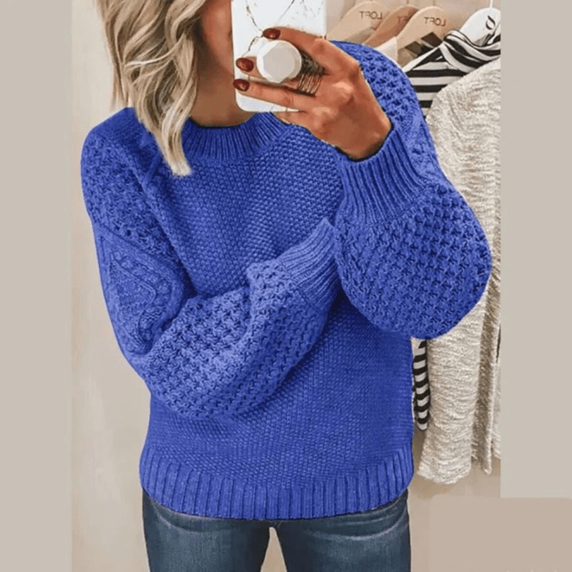 Levoire | Pulls pour femmes tendance et classiques avec douceur luxueuse, élégant et stylé Bleu