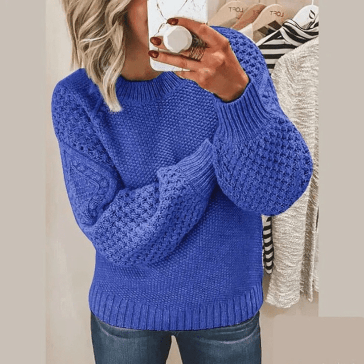 Levoire | Pulls pour femmes tendance et classiques avec douceur luxueuse, élégant et stylé Bleu