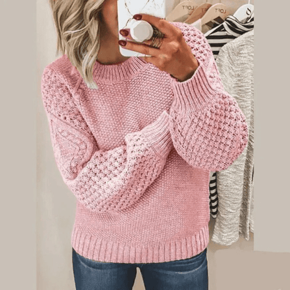 Levoire | Pulls pour femmes tendance et classiques avec douceur luxueuse, élégant et stylé Rosa