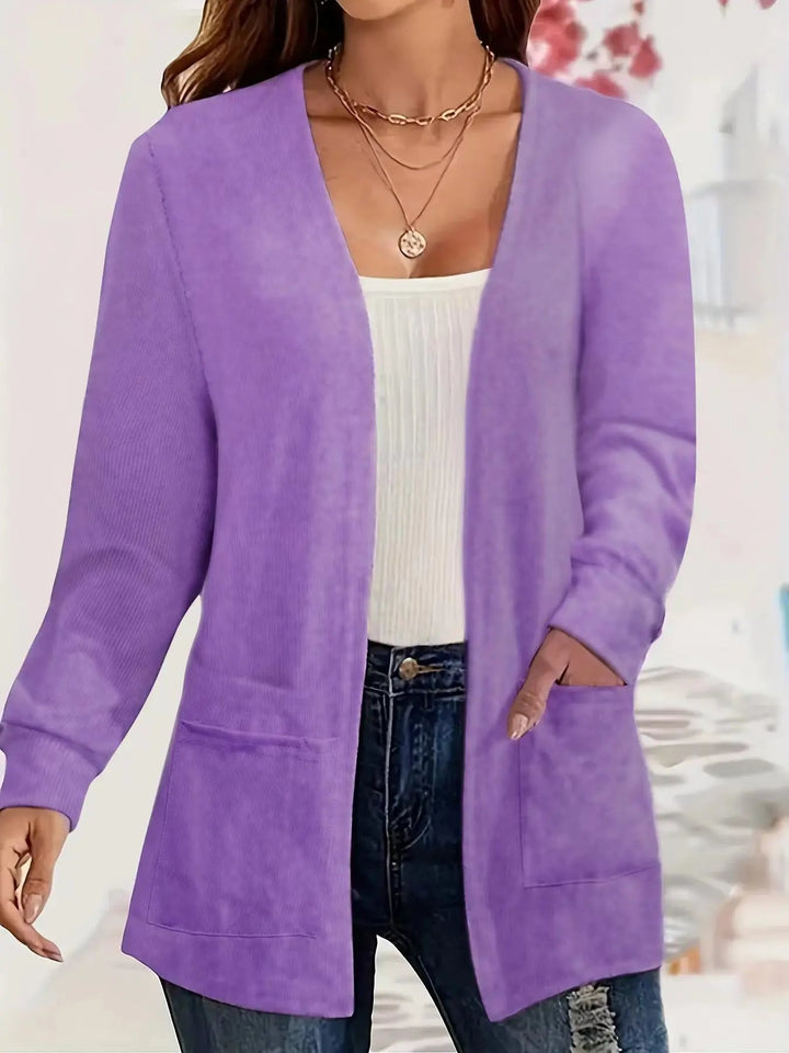 Levoire | Gilet Classique Avec Poches Lilas
