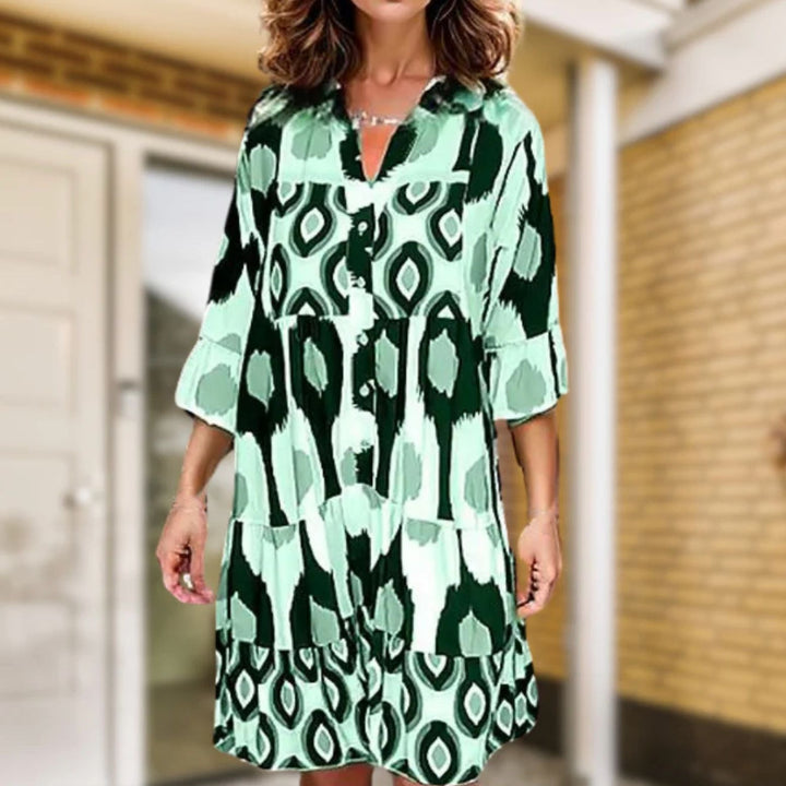 Levoire | Magnifique Robe Imprimée Vert
