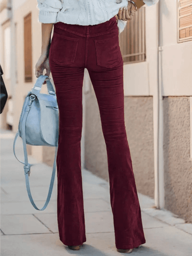 Levoire | Pantalon Décontracté Velours Côtelé