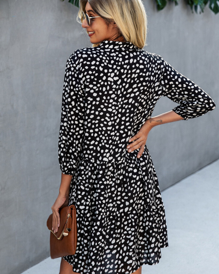 Levoire | Robe D'Été Décontractée Avec Fermeture À Boutons