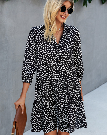 Levoire | Robe D'Été Décontractée Avec Fermeture À Boutons