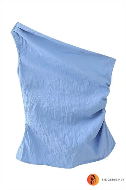 Levoire | Combinaison asymétrique à une épaule - Élégance sans effort Bleu