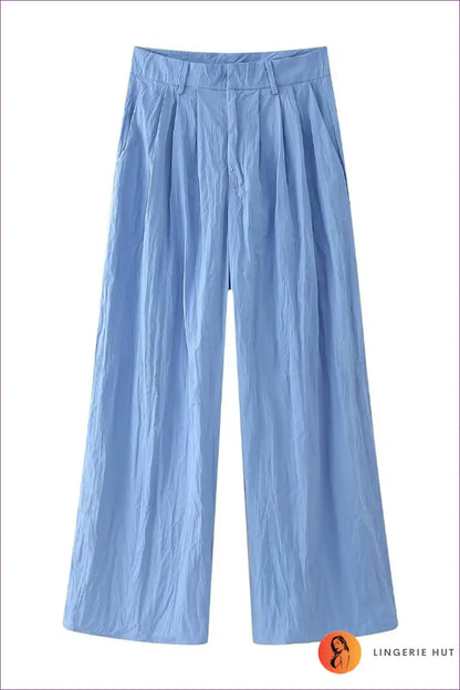 Levoire | Combinaison asymétrique à une épaule - Élégance sans effort Pantalons bleus