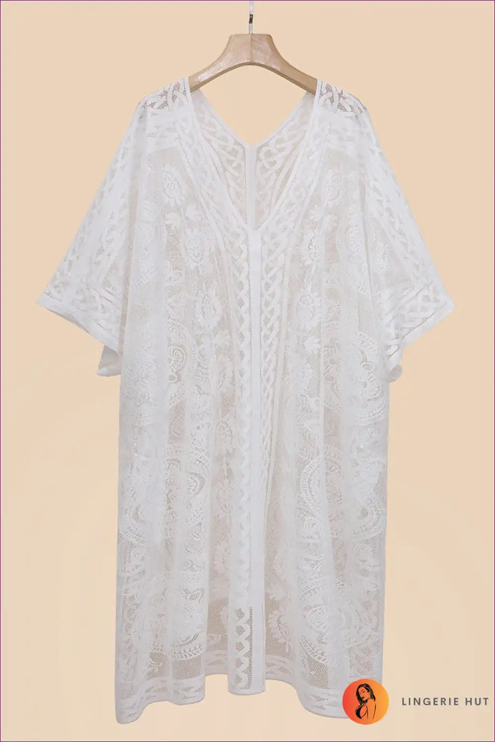 Levoire | T-shirt de plage - Protection solaire sans effort Une taille Blanc