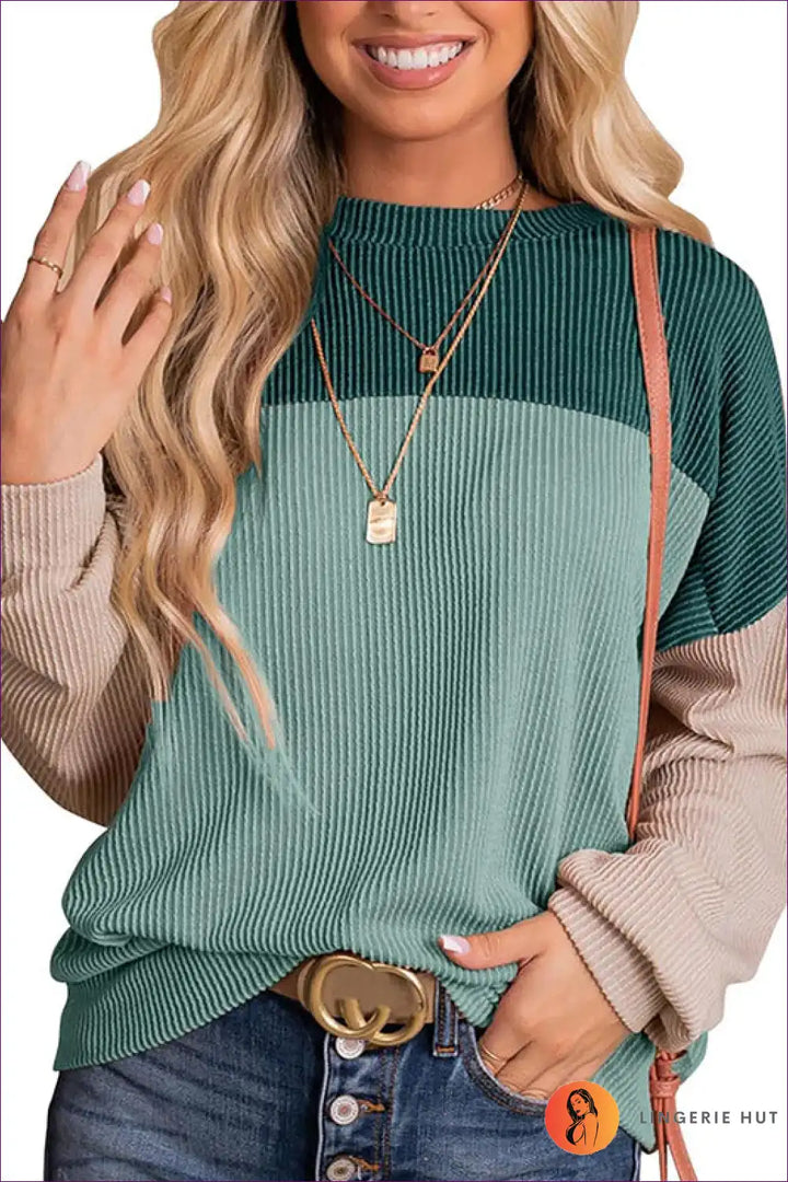 Levoire | Blush Ombre Rippivetokku - Confortable élégance pour chaque saison Vert