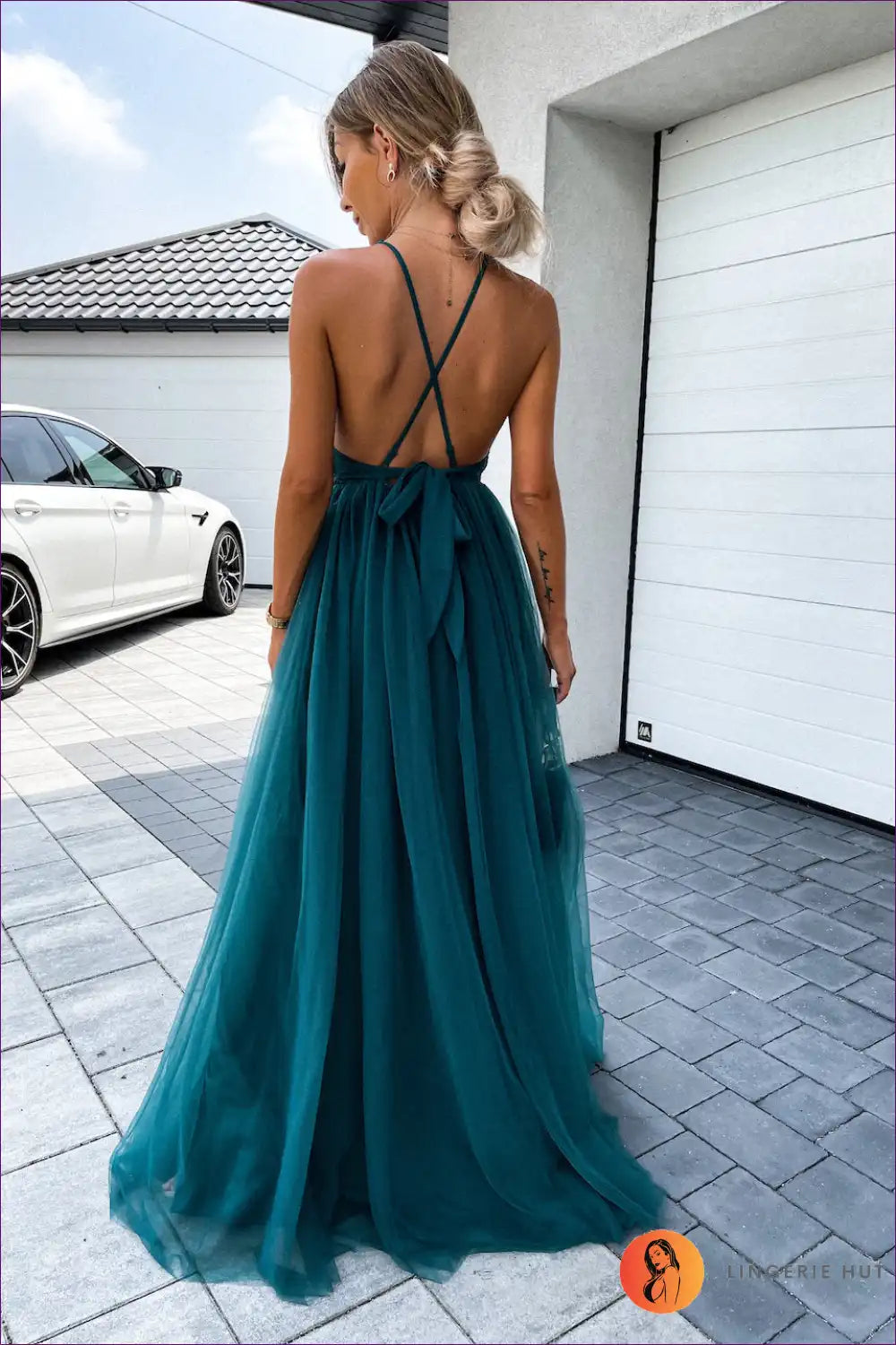 Levoire | Pêche Rose Foncé Maxi Robe - Élégance Intemporelle