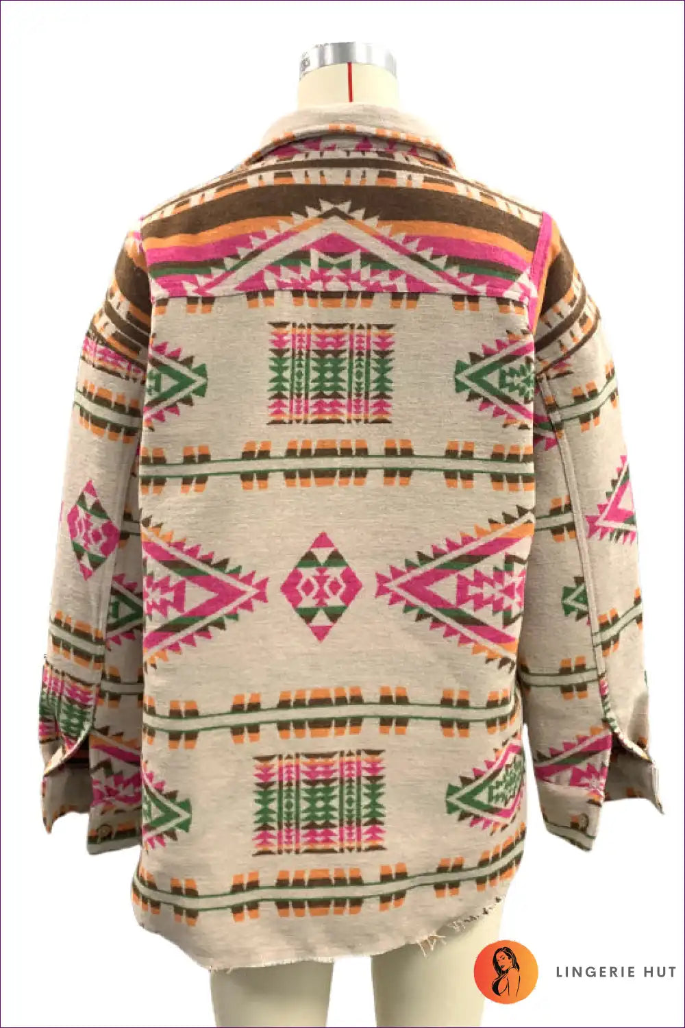 Levoire | Pull-over à imprimé aztèque boho – Décontracté & Vivant