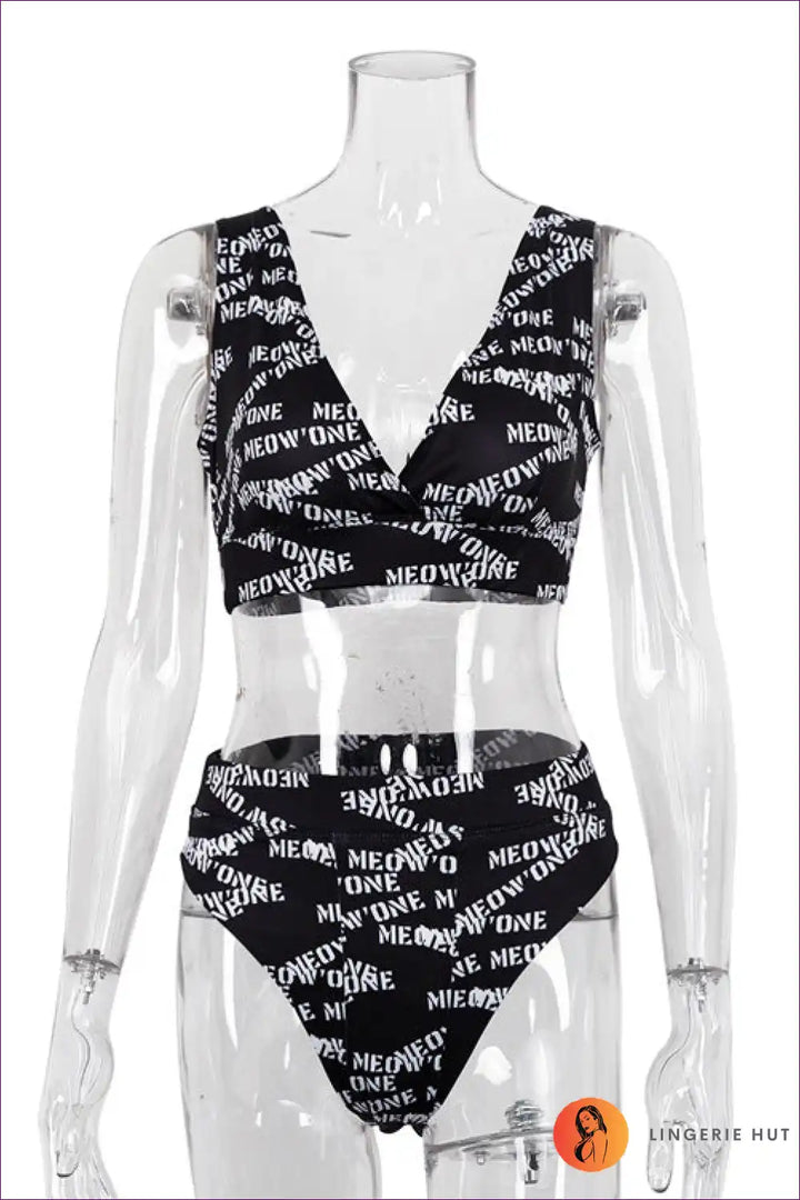 Levoire | Boho Bliss Coupe maillot de bain - Libère ton esprit d'été Noir