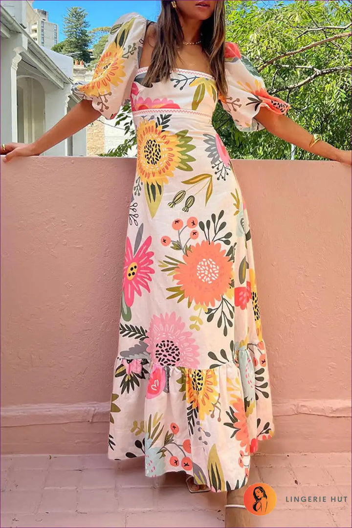 Levoire | Robe maxi Boho Chic – Style ton esprit libre Rot