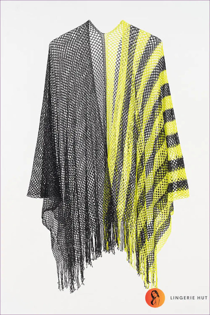 Levoire | Boho Hapsu Serviette de Plage – Élégance d'Été Une taille Jaune