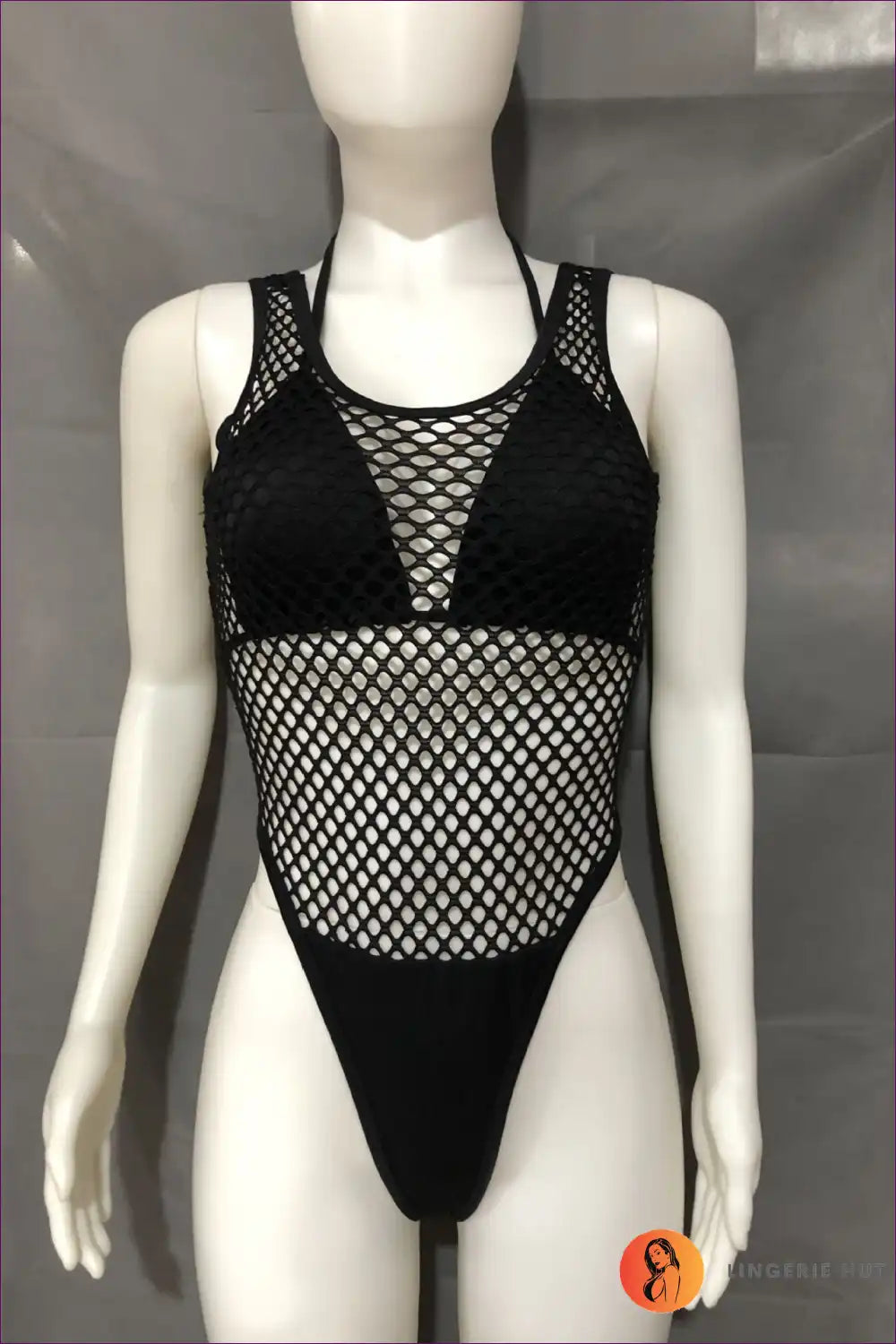 Levoire | Boho Maillot de bain en filet – Été Chic Noir