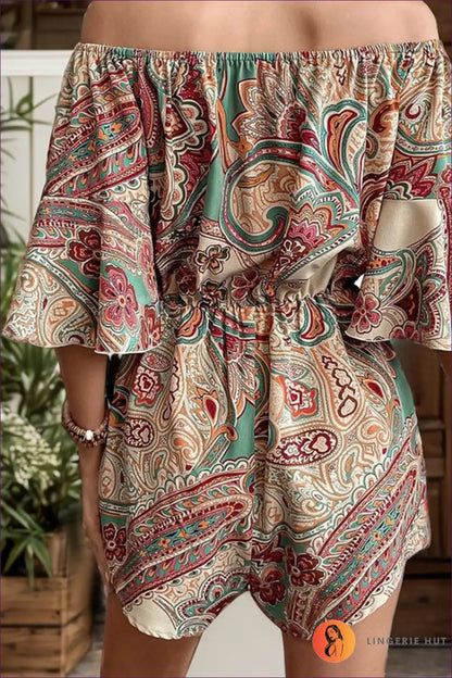 Levoire | Boho Off Épaule Personnel – Été Élégance