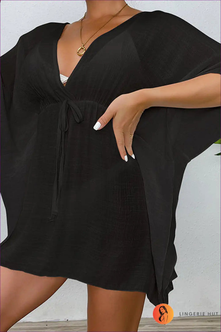 Levoire | Ilmava Ranta-housse – Style d'été sans effort Une taille Noir