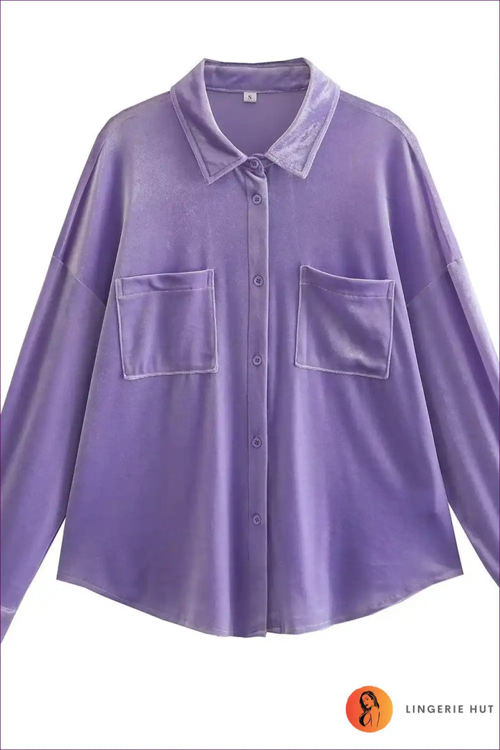 Levoire | Chemise Casual Chic - Élégamment décontracté Lila