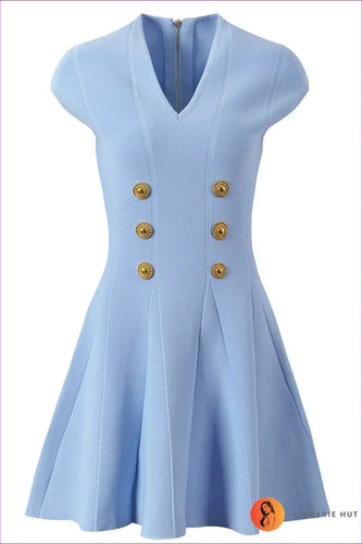 Levoire | Chic Bouton Nappipainike Robe – Élégante Glamour