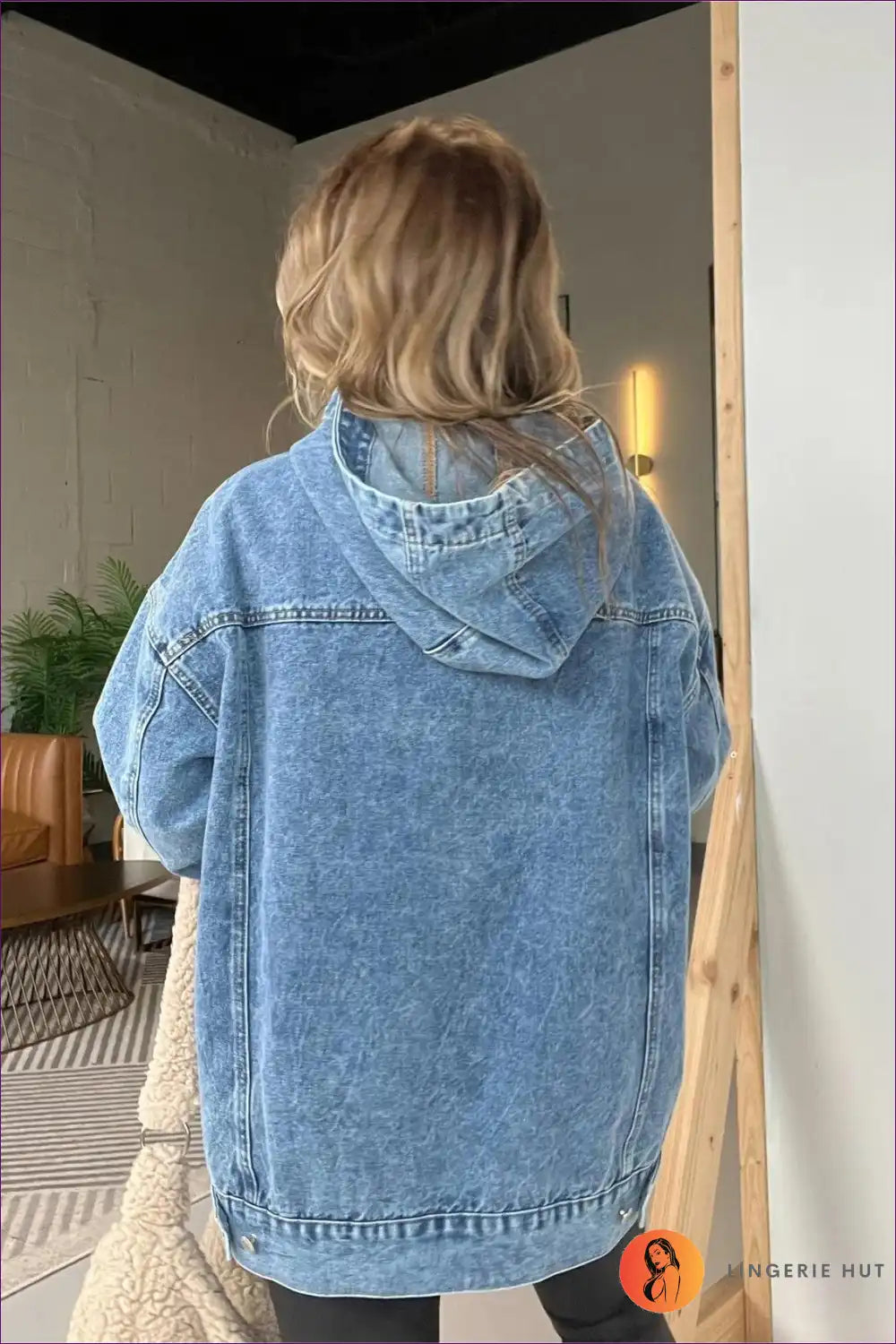 Levoire | Sweat à capuche en jean stylé – Facilement cool