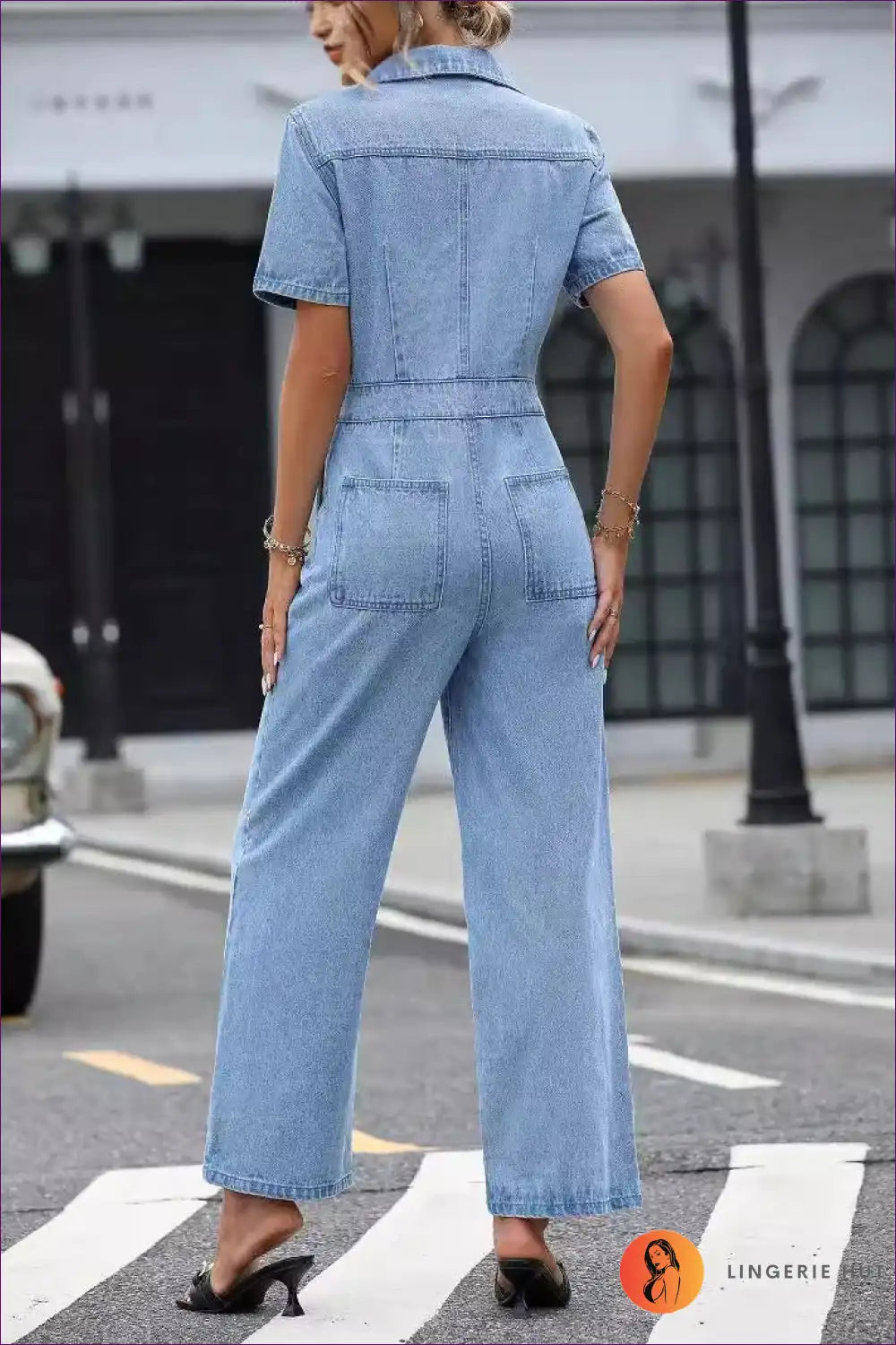 Levoire | Combinaison en denim élégante - Élégance sans effort