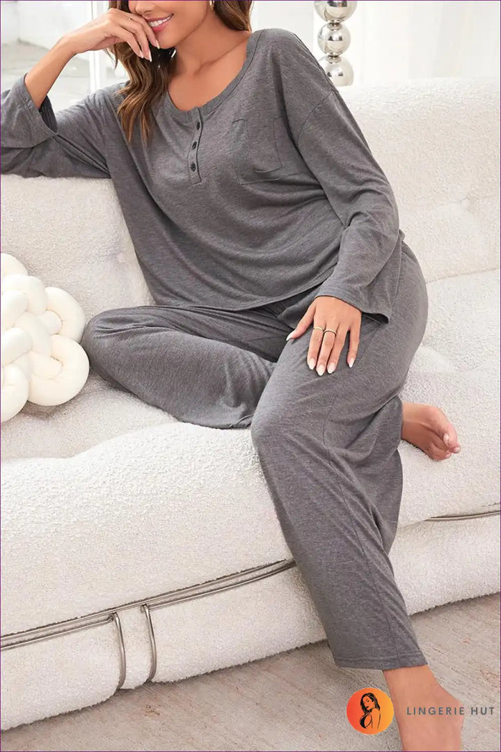 Levoire | Ensemble lounge élégant et confortable - un confort sans effort Gris