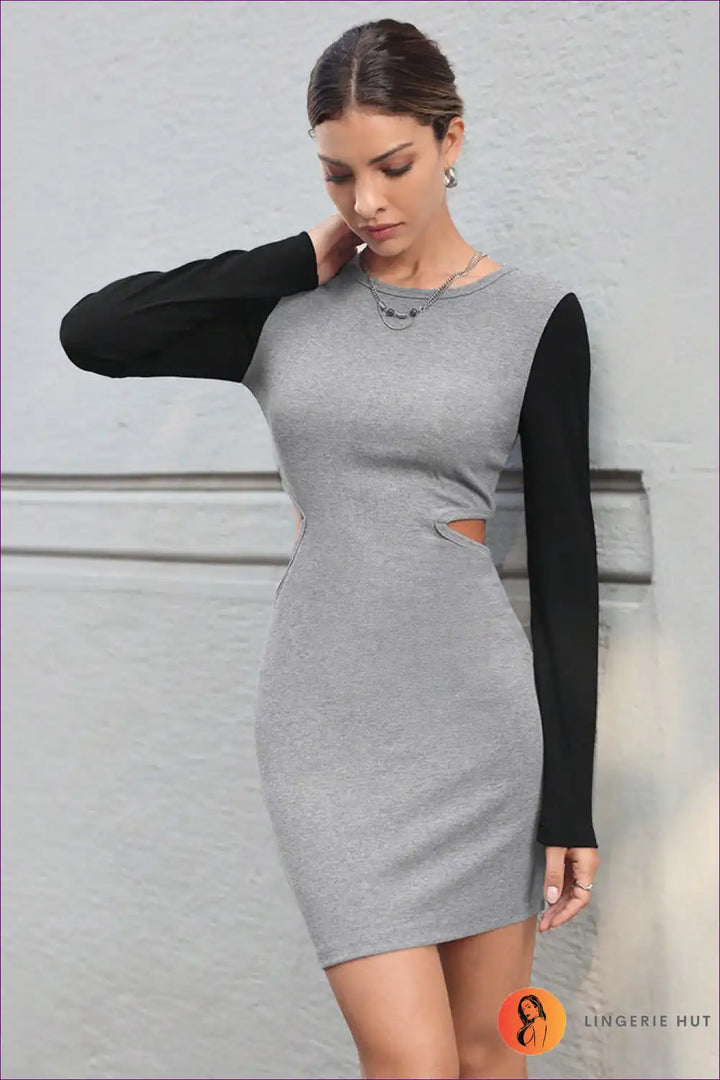Levoire | Robe Mini Bodycon Découpée - Style Élégant et Moderne pour Sortie Nocturne