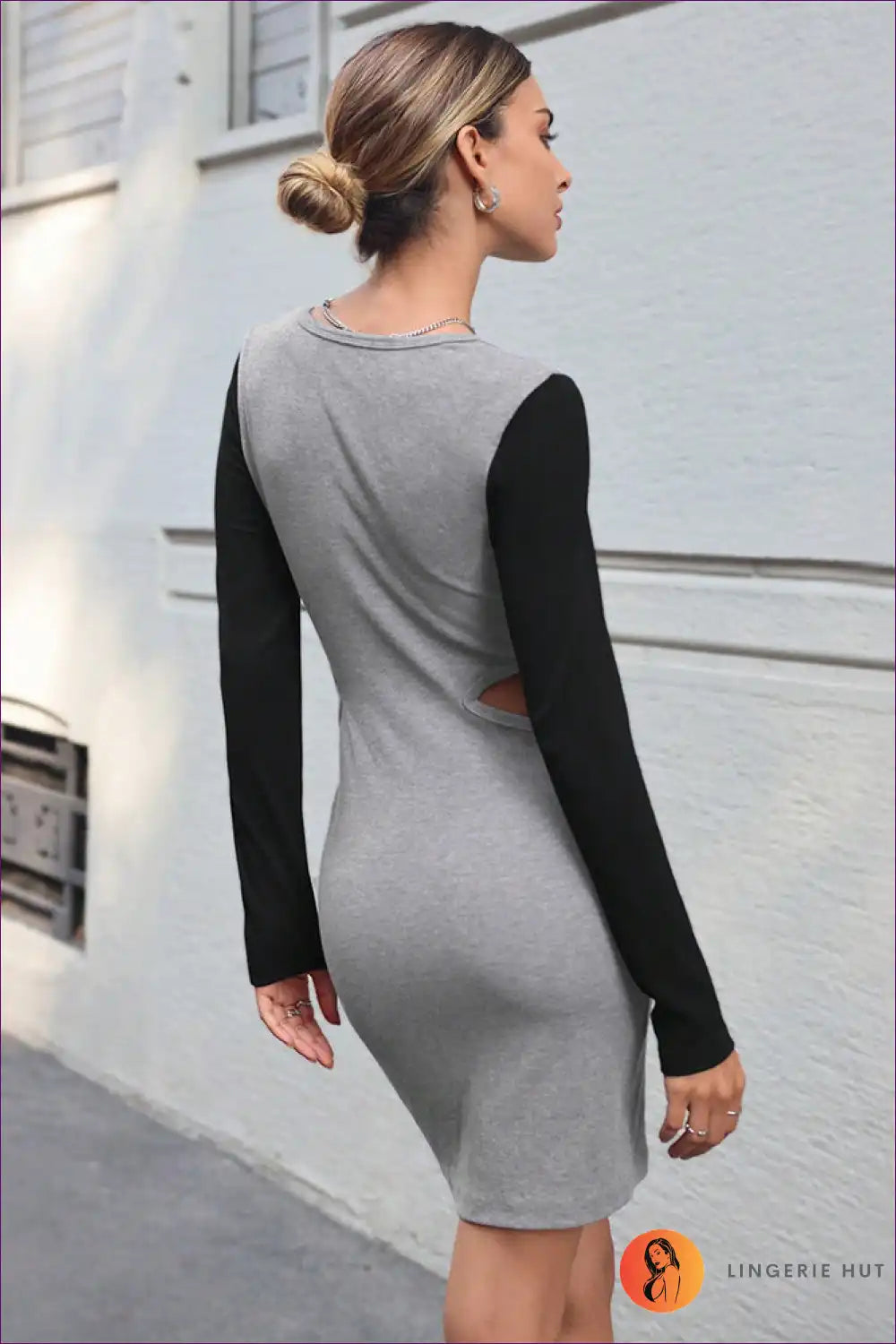 Levoire | Robe Mini Bodycon Découpée - Style Élégant et Moderne pour Sortie Nocturne