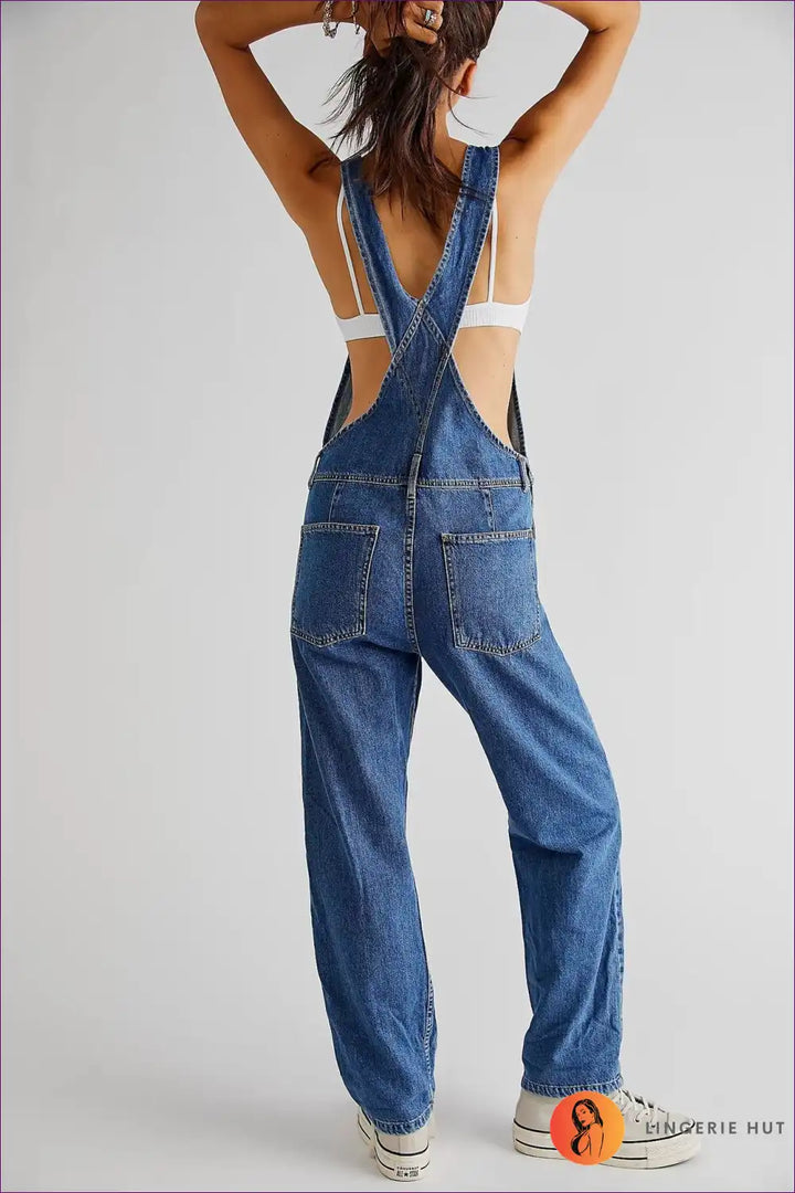 Levoire | Denim Delight Salopette - Sans Effort Élégant