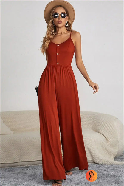 Levoire | Élégance sans effort combinaison - Style d'été décontracté Orange