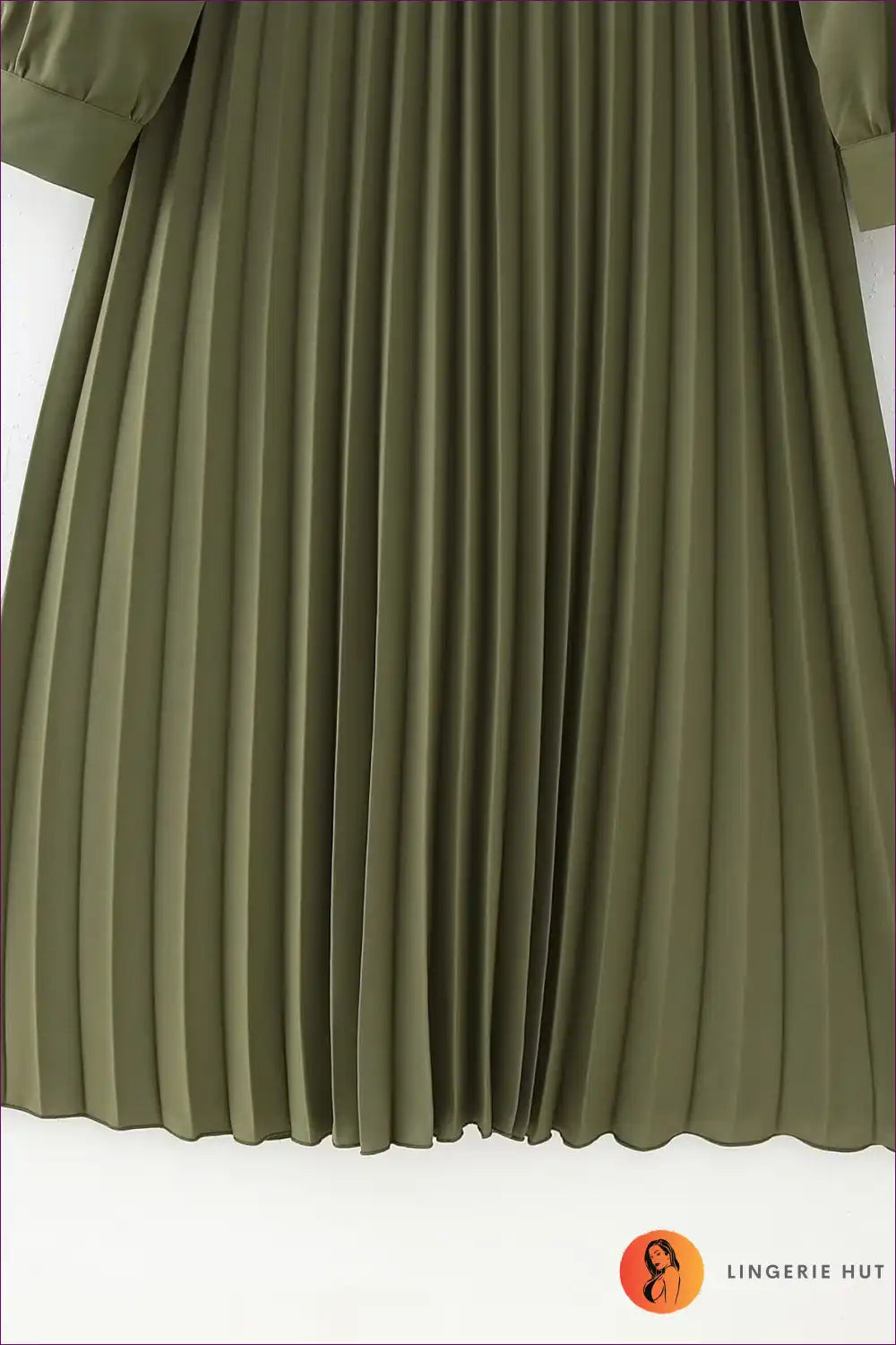 Levoire | Élégante robe plissée avec ceinture design | Style de bureau intemporel